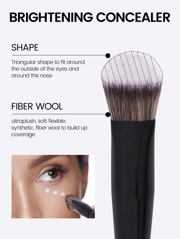 MAANGE Wholesale 12pcs Double-ended Makeup Brushes Set Foundation Powder Blending 12PCS Professional Makeup Brushes Set