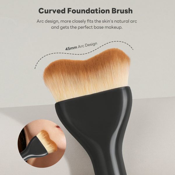 MAANGE Professional Single Foundation Makeup Brush 1pcs Brush  Custom logo Foundation Contouring Professional Makeup Brush