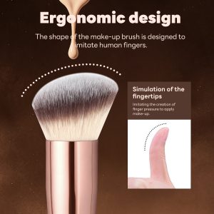 Maange Professional 4pcs Makeup Brush Set Custom OEM&ODM Logo Natural Wholesale Makeup Tools Makeup Brushes Kit - 图片 2