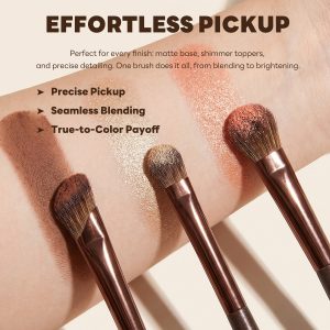 MAANGE Wholesale New Arrival  16pcs Double-ended Brush Eye Shadow Loose Powder Foundation Liquid  Professional Makeup Brush Set - 图片 2