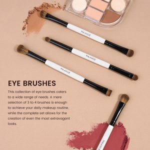 MAANGE Professional 7pcs Double-ended Makeup Brush Set Loose Powder Eyes Foundation Facial  Brush  Makeup Tools - 图片 5