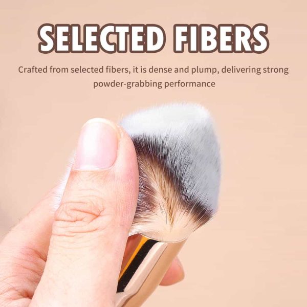 MAANGE Single Makeup Brush High Quality logo Triangular Surface Design Foundation Contouring Custom Makeup Brushes