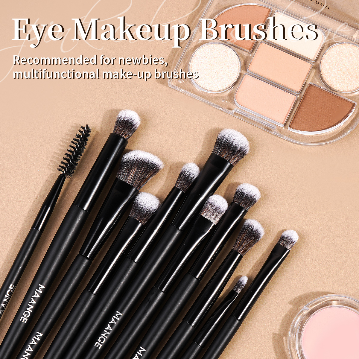 MAANGE  Professional 20pcs Makeup Brush Set Wholesale Black Foundation Conceal Eyeshadow Brush Makeup Brushes Set - 图片 6
