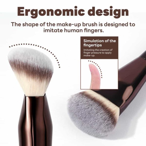 Maange High Quality Customized Single Makeup Brush Foundation  Concealer Makeup Tools Facial Professional Makeup Brushes