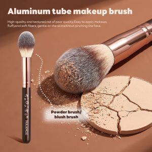 MAANGE Wholesale 12PCS Makeup Brushes Set Loose Powder Foundation Eyeshadow Facial Professional Makeup Brushes Set - 图片 6