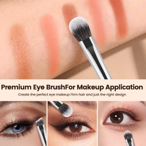 MAANGE Custom logo 10PCS Double-ended Professional Makeup Brushes Set Foundation Eyeshadow Powder  Facial Makeup Brushes Set - 图片 2