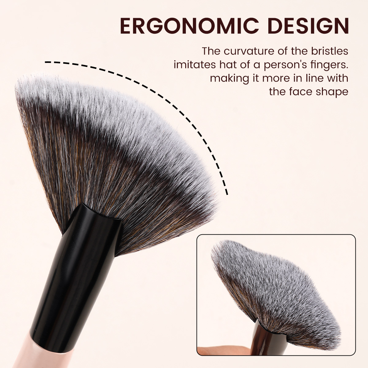 MAANGE Custom logo 10PCS Double-ended Professional Makeup Brushes Set Foundation Eyeshadow Powder  Wholesale Makeup Brushes Set - 图片 3