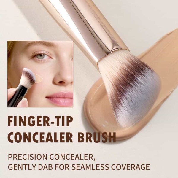 MAANGE Custom OEM&ODM Private Label Flat Foundation Brush for Liquid Wholesale Vegan Soft Full Coverage Makeup Brushes