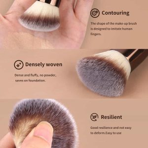 MAANGE Professional Wholesale 16pcs Double-ended Brush Eye Shadow Loose Powder Foundation Liquid Private Label Makeup Brush Set - 图片 5