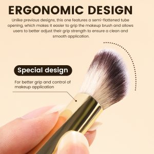 MAANGE High Quality Professional 5pcs Makeup Brush Foundation Loose Powder Highlights Custom logo Private Label Makeup Brush Set - 图片 4