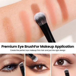 MAANGE Wholesale 8PCS Makeup Brush Wood Handle Synthetic Hair Makeup Brush Set Private Label & Customizable Makeup Tools - 图片 2