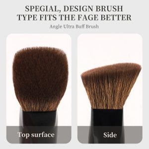 MAANGE Wholesale 19pcs  Makeup Brush Set 2pcs Powder Puff Face Brush Eyeshadow Brush Professional Makeup Brush Set - 图片 4