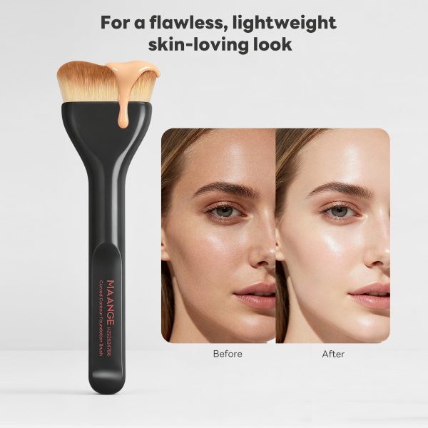 MAANGE Professional Single Foundation Makeup Brush 1pcs Brush  Custom logo Foundation Contouring Professional Makeup Brush