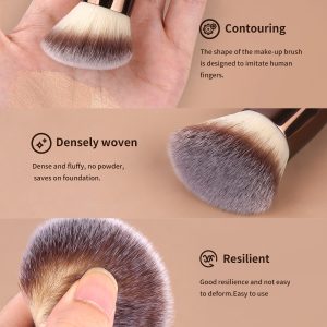 MAANGE Wholesale 16pcs Makeup Brush Makeup Box Foundation Loose Powder Eyeshadow Contouring Facial Makeup Brush Set - 图片 6