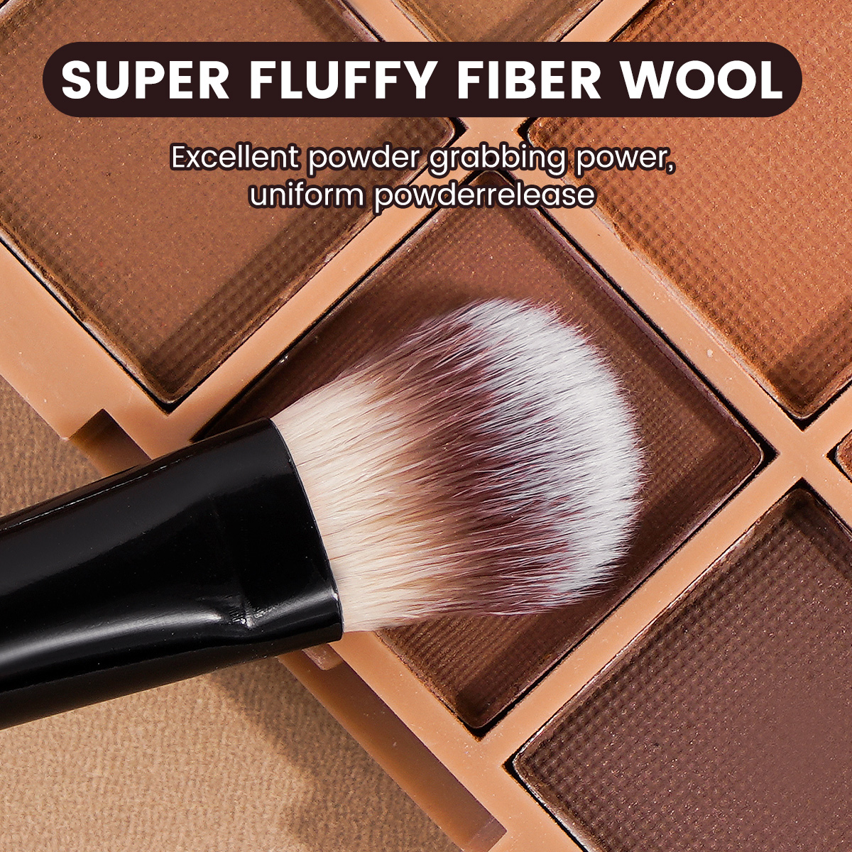 MAANGE Professional 7pcs Double-ended Makeup Brush Set Loose Powder Eyeshadow Foundation Facial  Brush  Makeup Brush - 图片 4