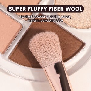 MAANGE Professional 7pcs Double-ended Makeup Brush Set Loose Powder Eyes Foundation Professional Makeup Brush Set - 图片 3