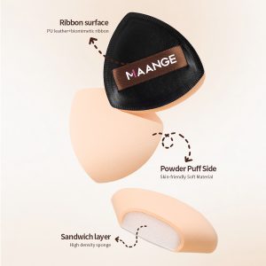MAANGE Wholesale 19pcs  Makeup Brush Set 2pcs Powder Puff Face Brush Eyeshadow Brush Professional Makeup Brush Set - 图片 6