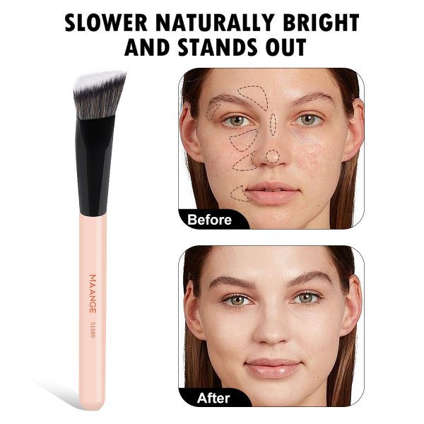 12PCS Double-ended Makeup Brushes Set 1 Powder Puff Professional Foundation Powder Blending Eye Makeup Brushes Set