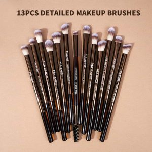 MAANGE Wholesale 16pcs Makeup Brush Makeup Box Foundation Loose Powder Eyeshadow Contouring Facial Makeup Brush Set - 图片 8
