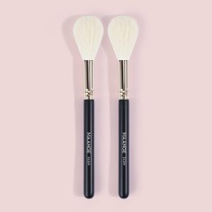 MAANGE 2pcs Makeup  Brush Set Loose Powder Blush Contouring Custom logo Private Label Professional Makeup Brush Set - 图片 2