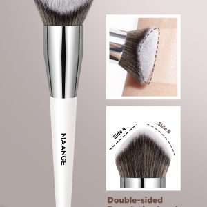 MAANGE Single Makeup Brush High Quality logo Triangular Surface Design Foundation Contouring Custom Makeup Brushes - 图片 5