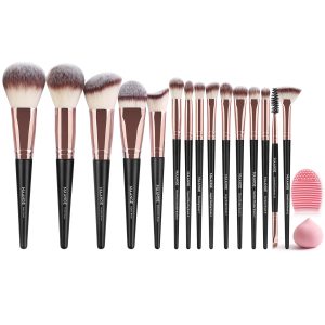 MAANGE Wholesale 15PCS Cosmetics Brushes Brush Cleaner Powder Puff  Customizable Makeup Tools Professional Makeup Brush Set