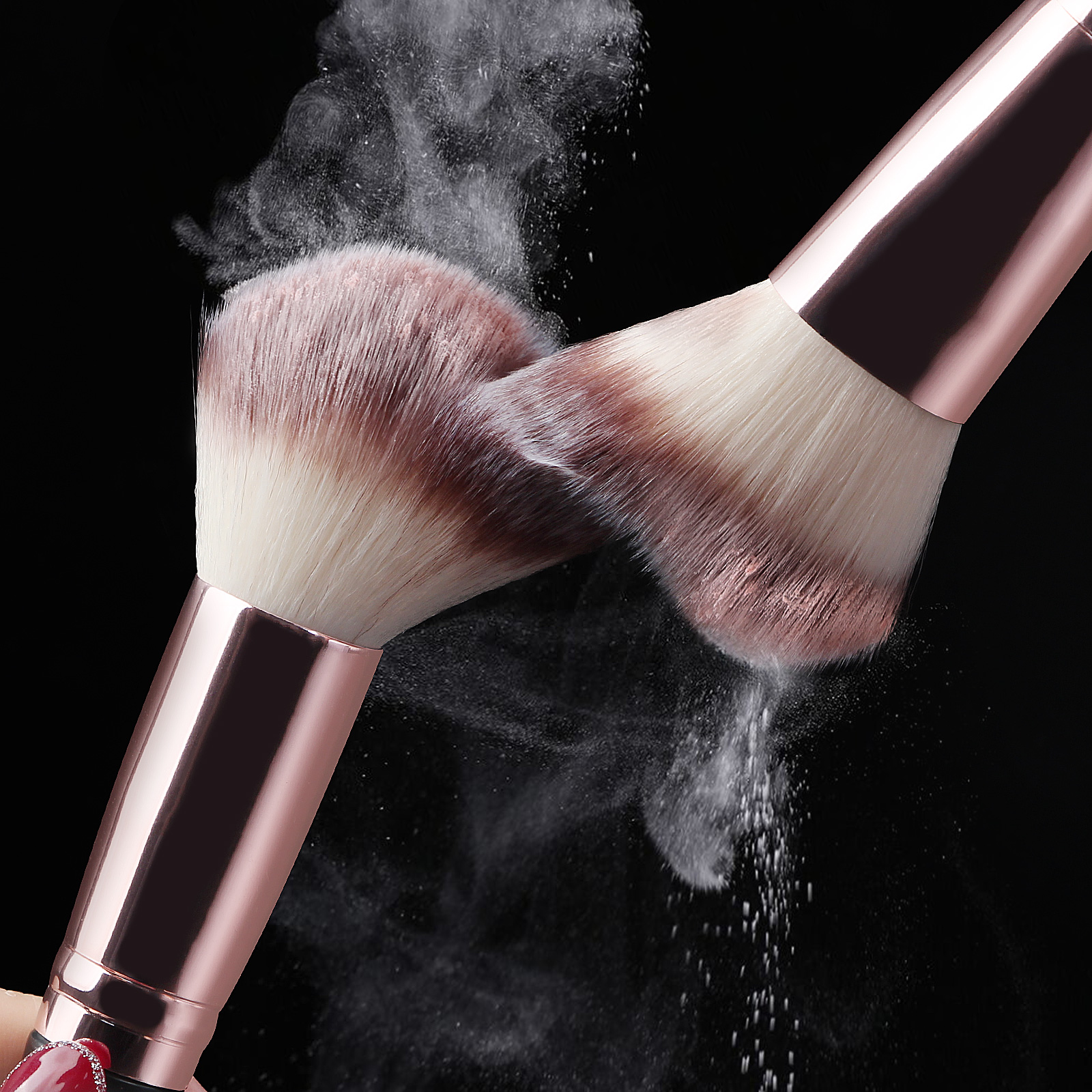 MAANGE Wholesale 15PCS Cosmetics Brushes Brush Cleaner Powder Puff  Customizable Makeup Tools Professional Makeup Brush Set - 图片 3