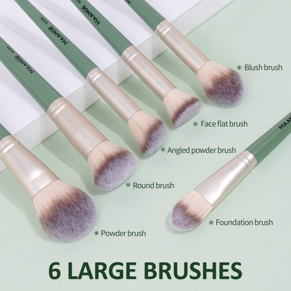 MAANGE Professional Makeup Set 18pcs  Eyeliner Eyebrow Foundation Concealer Face Brushes Makeup Brush Makeup Tools