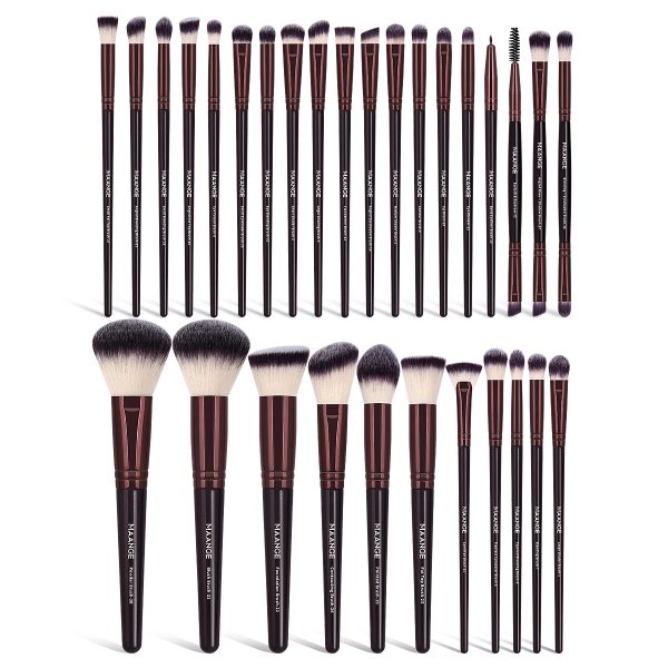 MAANGE Cosmetics Brush Face Beauty Tools  Professional Foundation Blush Contouring Eyeshadow Brush 30pcs Makeup Brush Set