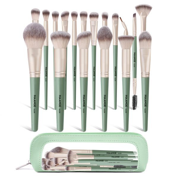 MAANGE Professional Makeup Set 18pcs  Eyeliner Eyebrow Foundation Concealer Face Brushes Makeup Brush Makeup Tools