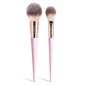 MAANGE Hot Selling 2PCS Custom Logo Loose Powder Blush Makeup Brushes Professional Makeup Tools for Women Makeup Brushes