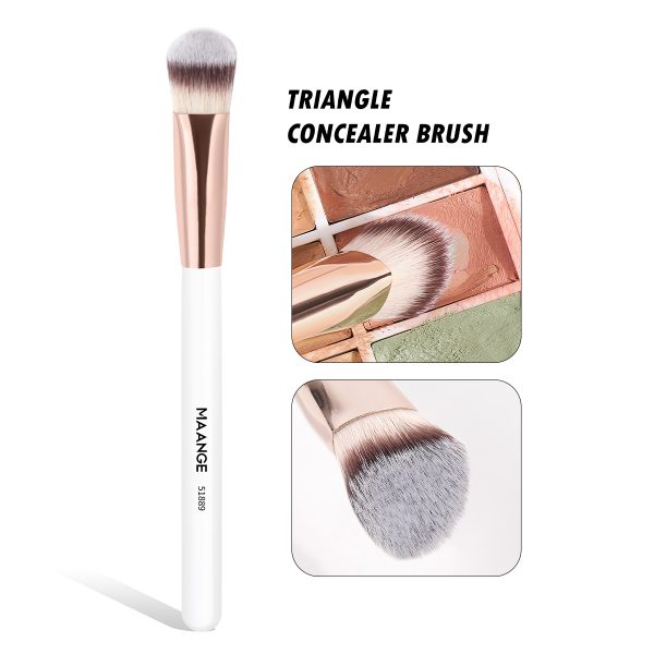 MAANGE Professional Custom Soft Bristles  Contour Highlights Makeup Brush Wholesale  Comfortable Handle Face Makeup Brush
