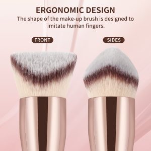 MAANGE Custom OEM&ODM Professional  5PCS Makeup Brush Set Synthetic Hair  Contour Powder Blushing Eye Makeup Brushes Set - 图片 2