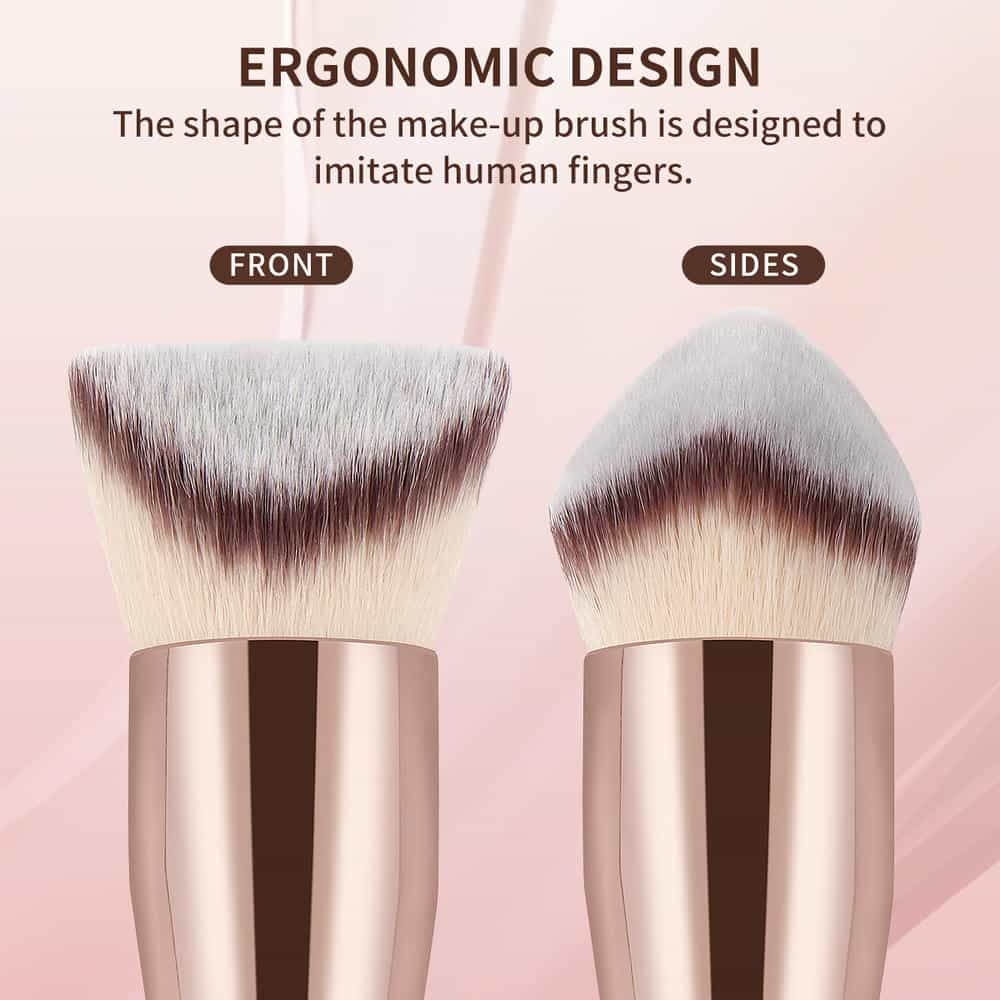 MAANGE Custom OEM&ODM Professional  5PCS Makeup Brush Set Synthetic Hair  Contour Powder Blushing Eye Makeup Brushes Set - 图片 6