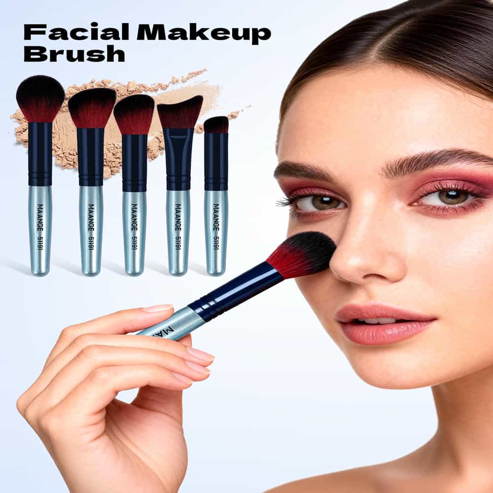 MAANGE Wholesale 12pcs Makeup Brushes Set Professional  Foundation Powder Blending Eyeshadow Professional Makeup Brushes Kit - 图片 5