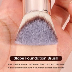 MAANGE Custom OEM&ODM Professional  5PCS Makeup Brush Set Synthetic Hair  Contour Powder Blushing Eye Makeup Brushes Set - 图片 7