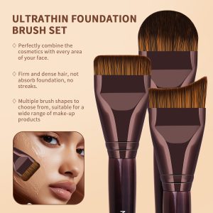 MAANGE Wholesale Custom Logo OEM&ODM 12pcs Makeup Brush Set Foundation Blush Powder Eye 12PCS Professional Makeup Brushes Set - 图片 7