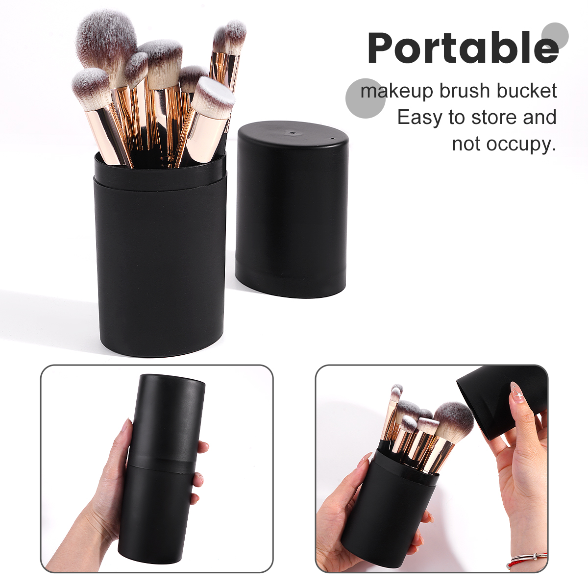MAANGE Wholesale 7pcs Makeup Brush Set  Foundation Contouring Eyeshadow Brushes  Face Professional Makeup Brush Set - 图片 6