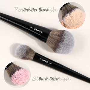 MAANGE Wholesale 2pcs Makeup Brush Private Label Loose Powder Blush Makeup Brush Professional Makeup Brushes - 图片 3