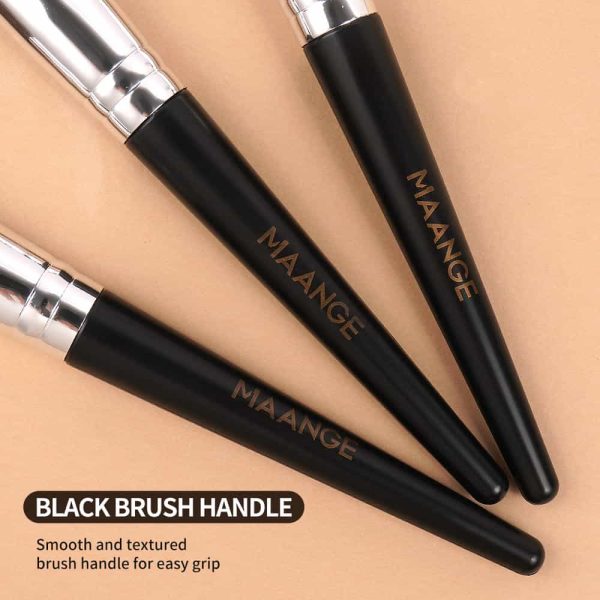 MAANGE Custom OEM&ODM 3pcs Makeup Brushes Foundation Loose Puff Contouring Professional Makeup Brush Set