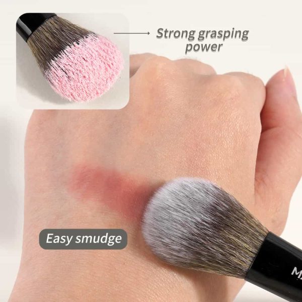 MAANGE Wholesale 2pcs Makeup Brush Private Label Loose Powder Blush Makeup Brush Professional Makeup Brushes