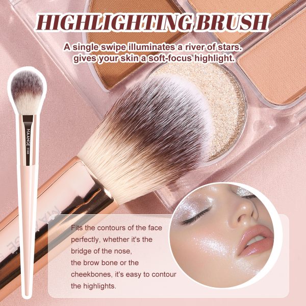 MAANGE Custom Logo OEM&ODM  2pcs Makeup Brush Private Label Loose Powder Makeup Brush Professional Makeup Brushes