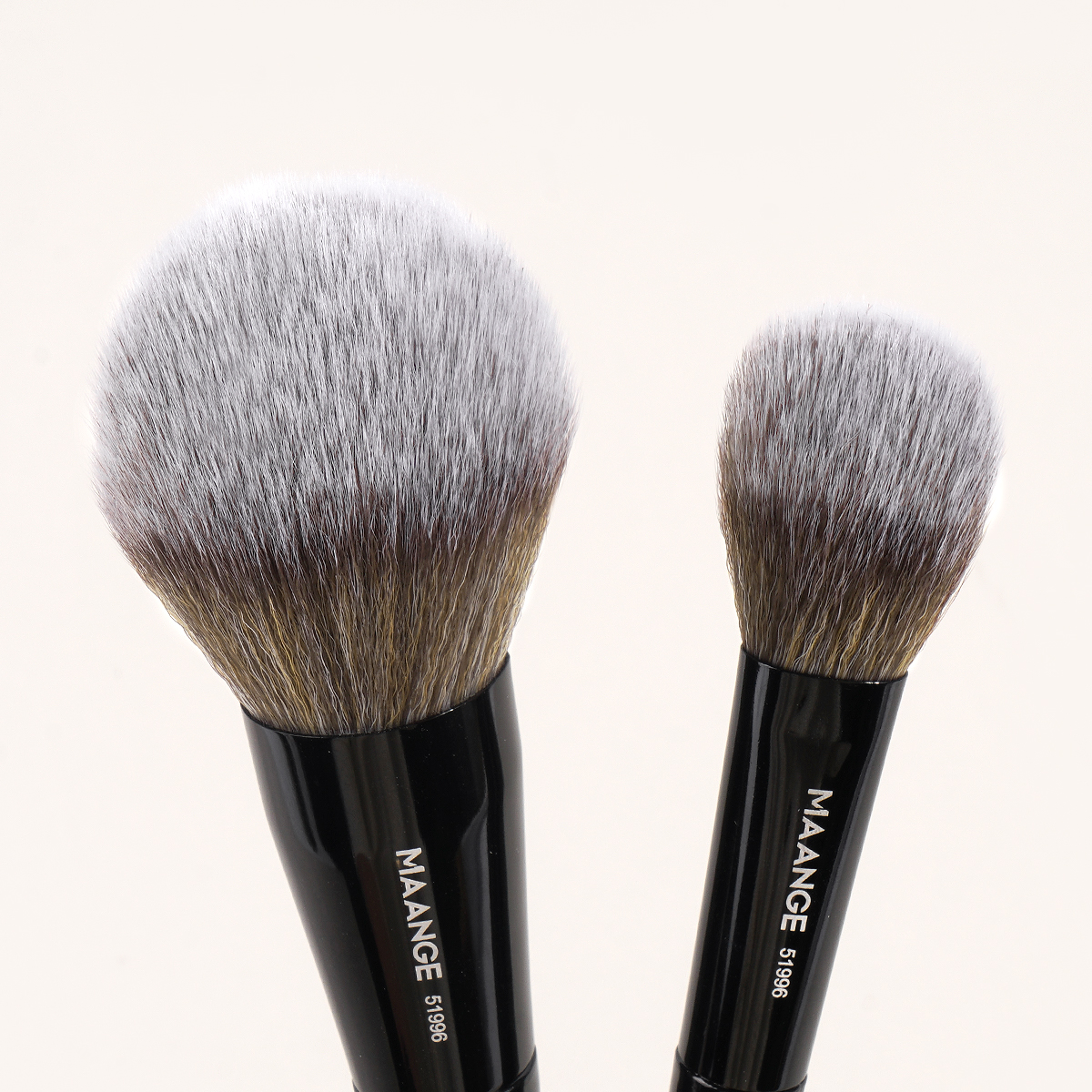 MAANGE Wholesale 2pcs Makeup Brush Private Label Loose Powder Blush Makeup Brush Professional Makeup Brushes - 图片 2