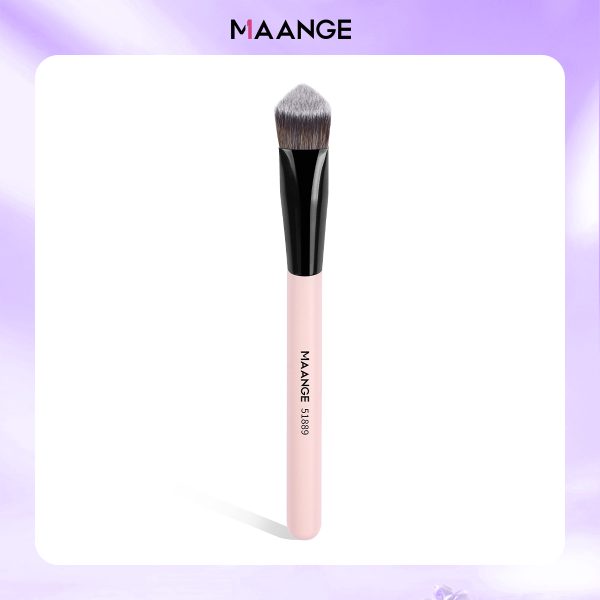 MAANGE Professional Custom Soft Bristles  Contour Highlights Makeup Brush Wholesale  Comfortable Handle Facial Makeup Brush