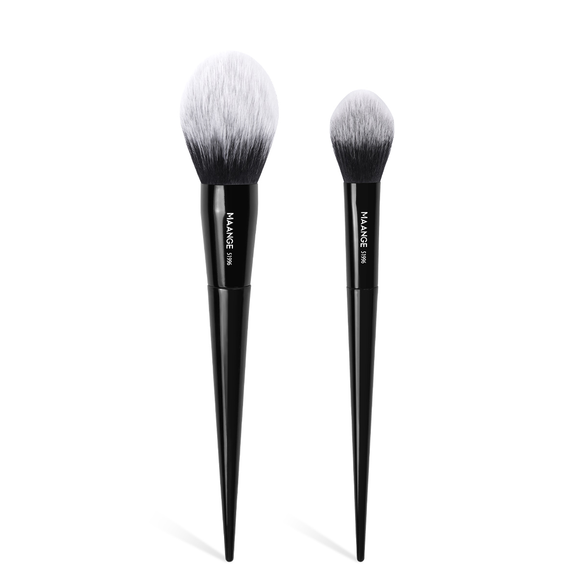 MAANGE Wholesale 2pcs Makeup Brush Private Label Loose Powder Makeup Brush Professional Makeup Brush - 图片 1